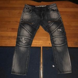 Biker jeans